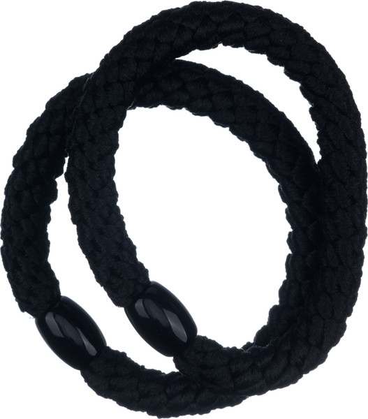 Изображение товара Набор резинок для волос Dewal Beauty DBR3324 (2шт, черный)