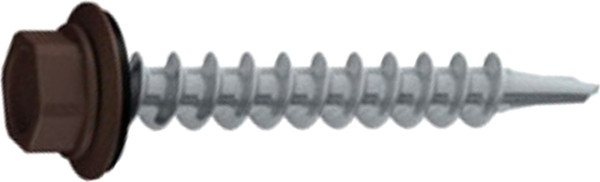 Изображение товара Набор саморезов OnlyPro 5.5х25 RAL 8017 №3 / PU0000529 (250шт)