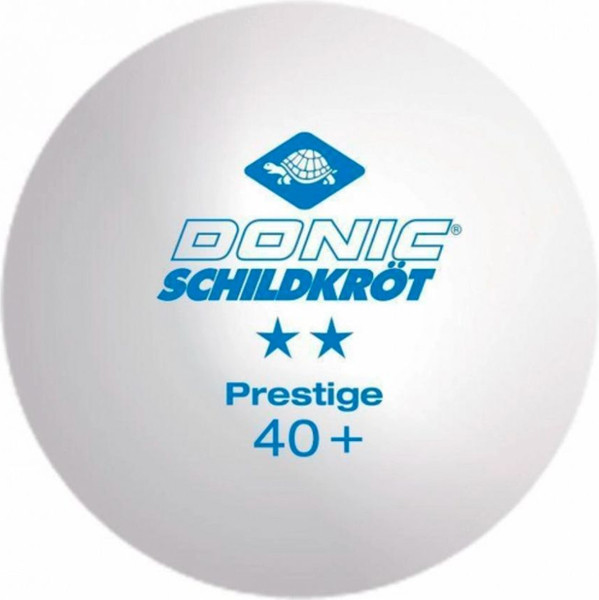 Изображение товара Набор мячей для настольного тенниса Donic Schildkrot Prestige 2 40+ / 658021 (6шт, белый)