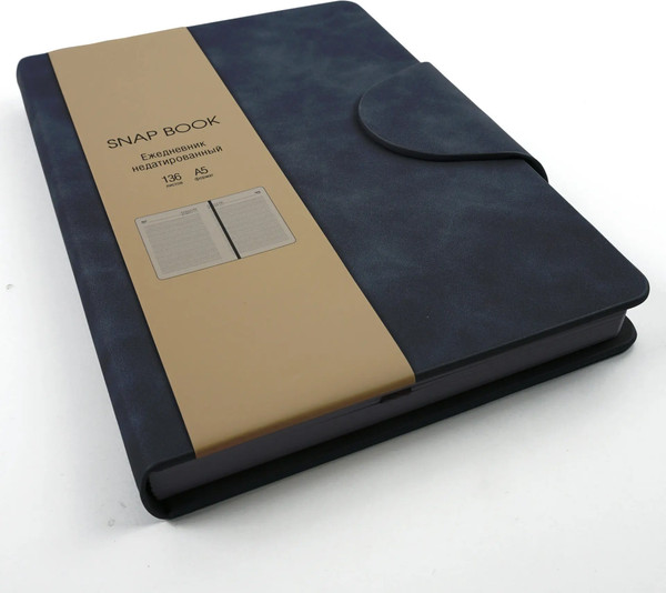 Изображение товара Ежедневник Listoff Snap Book / ЕКСБ52513603 (136л, серый)