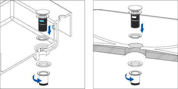 Изображение товара Донный клапан Deante Click-Clack Bronzo NHC_M10U (латунь)