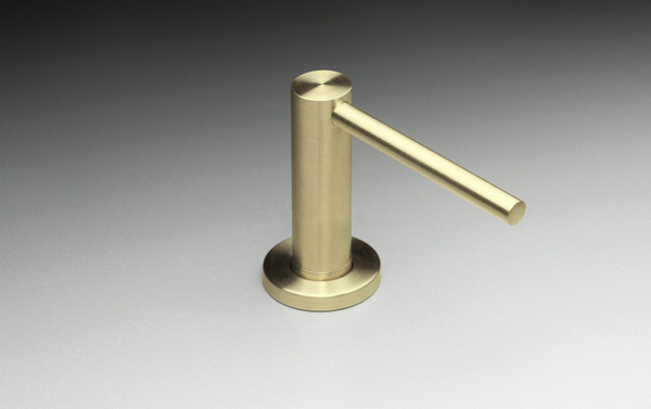 Изображение товара Дозатор встраиваемый в мойку Deante Aster Gold BR ZZZ_R0DD (500мл, брашированное золото)