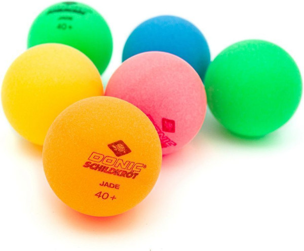 Изображение товара Набор мячей для настольного тенниса Donic Schildkrot Color Popps 40+ / 649015 (6шт, разноцветный)
