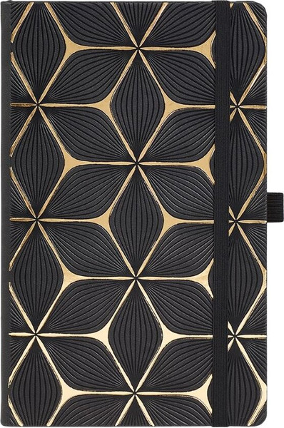 Изображение товара Блокнот CASTELLI Flower Gold / 0QO4LG-005 (96л, черный/золотой)