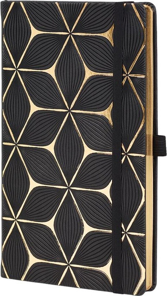 Изображение товара Блокнот CASTELLI Flower Gold / 0QO4LG-005 (96л, черный/золотой)