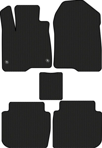 Изображение товара Комплект ковриков для авто Alicosta 2266_1 для Honda CR-V VI SUV/RS 2022-н.в. (EVA соты, черный)