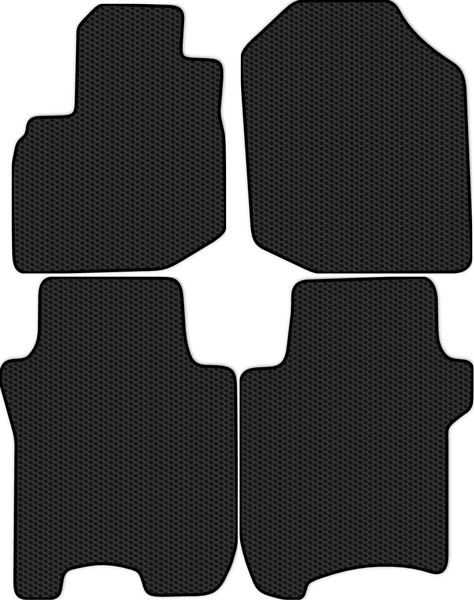 Изображение товара Комплект ковриков для авто Alicosta 0443_1 для Honda Jazz II Хэтчбек 5 дв/GG 2009-2013 (EVA соты, черный)