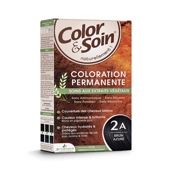 Изображение товара Крем-краска для волос Les 3 Chenes Color&Soin тон 2А черная лазурь