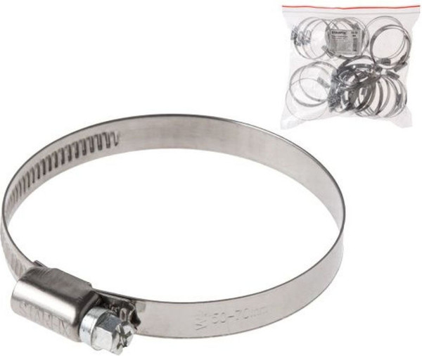 Изображение товара Набор хомутов червячных Starfix 50-70мм / SM-98002-25 (25шт)