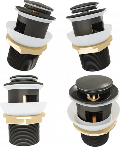 Изображение товара Донный клапан Teymi T140124 (черный матовый)