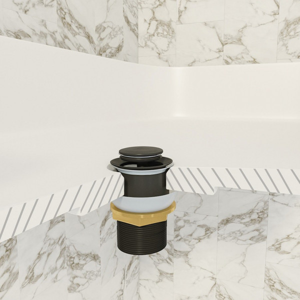 Изображение товара Донный клапан Teymi T140124 (черный матовый)