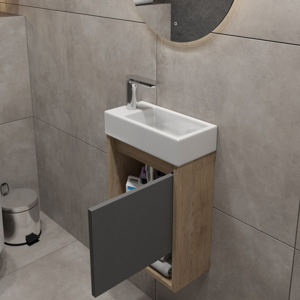 Изображение товара Тумба под умывальник Teymi Nura T60536 (графит)