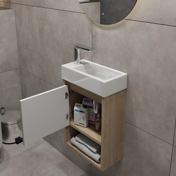 Изображение товара Тумба под умывальник Teymi Nura T60535 (белый)