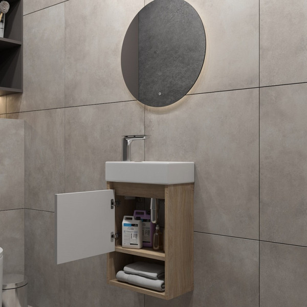 Изображение товара Тумба под умывальник Teymi Nura T60535 (белый)