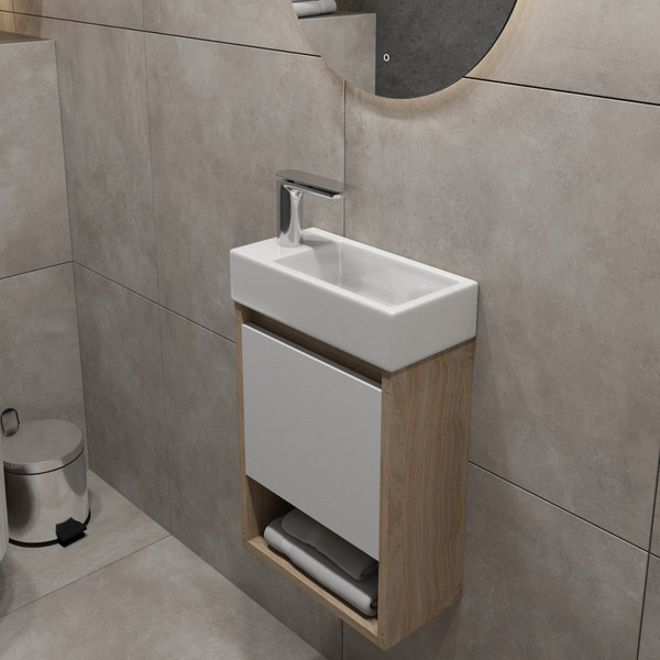 Изображение товара Тумба под умывальник Teymi Nura T60535 (белый)