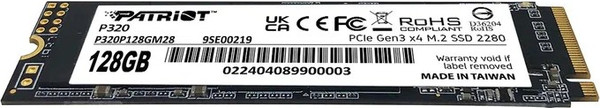 Изображение товара SSD диск Patriot P320P128GM28
