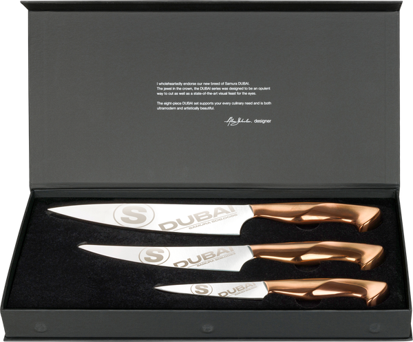 Изображение товара Набор ножей Samura Dubai SDB-0230 (розовое золото)