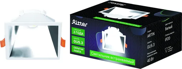 Изображение товара Точечный светильник REV Ritter Artin / 51439 8 (белый)