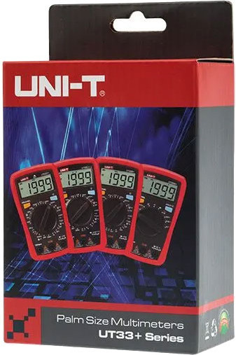 Изображение товара Мультиметр цифровой Rexant Портативный UNI-T UT33D+ NCV + прозвонка / 13-0058