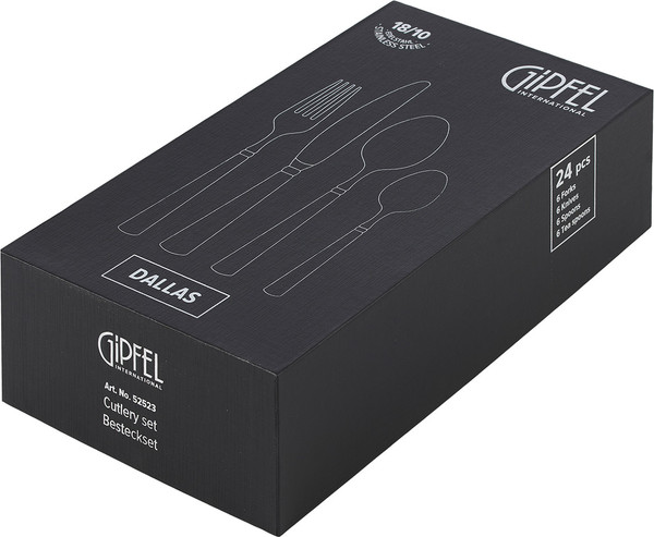 Изображение товара Набор столовых приборов Gipfel Dallas 52523 (24пр)