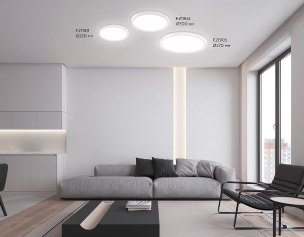 Изображение товара Потолочный светильник Ambrella Orbital FZ1901 WH (белый)