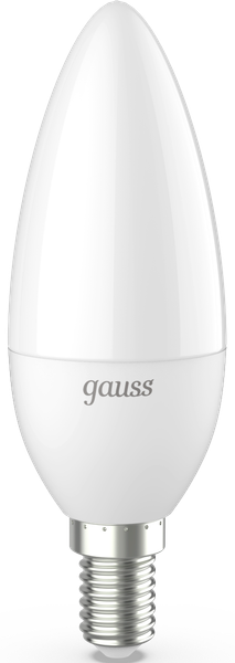 Изображение товара Лампа Gauss Свеча 6.5W 550lm 6500К E14 LED / 103101307