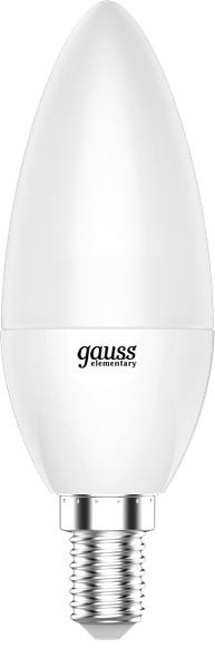 Изображение товара Лампа Gauss Elementary Свеча 10W 730lm 4100K Е14 LED / 33120