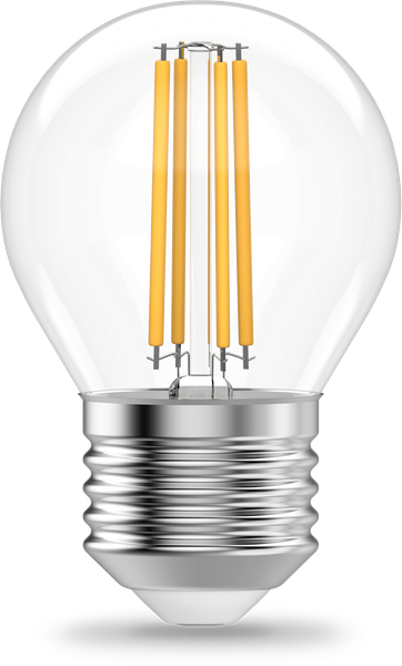 Изображение товара Лампа Gauss Filament Elementary Шар 8W 540lm 4100К Е27 LED / 52228