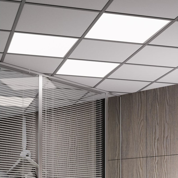 Изображение товара Панель светодиодная Gauss 48W 4600lm 6500K IP20 призма LED / 842123345