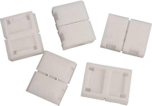 Изображение товара Набор коннекторов для светодиодной ленты Gauss 8мм 2835 IP20 / 204204000 (5шт)