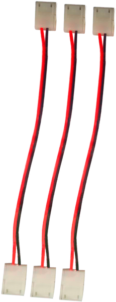 Изображение товара Набор коннекторов для светодиодной ленты Gauss 10mm 5050 / 251204000 (3шт)