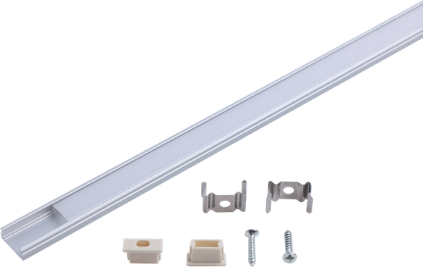 Изображение товара Профиль для светодиодной ленты Gauss Прямой - 2m 1/60 / BT411