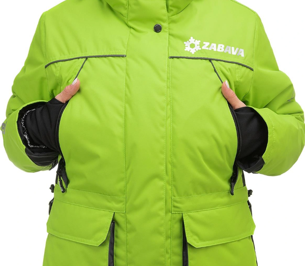 Изображение товара Костюм для охоты и рыбалки Helios Zabava 8/8 К / T-ZA-3XL-54/170-L (р.3XL, лайм/черный)