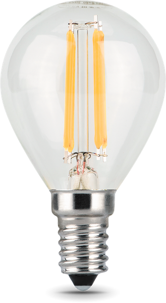Изображение товара Лампа Gauss Filament Шар 9W 680lm 2700К Е14 LED / 105801109