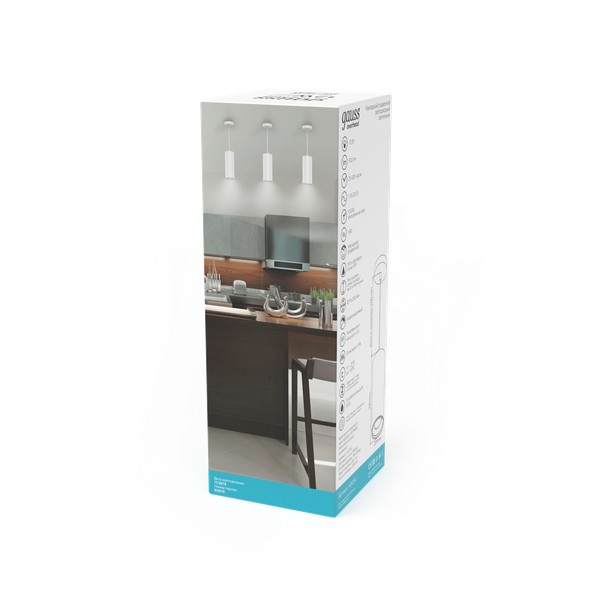 Изображение товара Потолочный светильник Gauss Overhead 12W 920lm 4100K 170-240V IP20 / HD036 (белый)