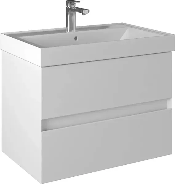 Изображение товара Тумба с умывальником Briz Импрэс т18-80 Грэмми / 245 03-18080-19 00 БЕЛ