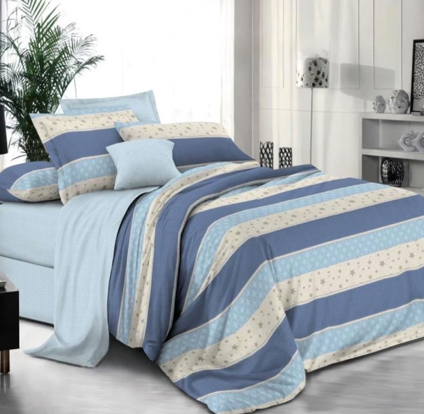 Изображение товара Комплект постельного белья Alleri Поплин Luxe Евро Max / П-367