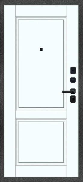 Изображение товара Входная дверь МеталЮр M107 Velluto Bianco (96x205, правая)
