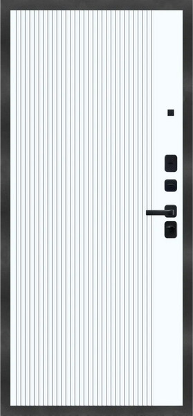 Изображение товара Входная дверь МеталЮр M14 Velluto Bianco (86x205, правая)