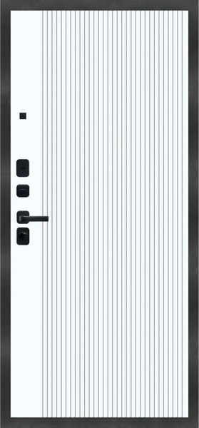 Изображение товара Входная дверь МеталЮр M14 Velluto Bianco (96x205, левая)