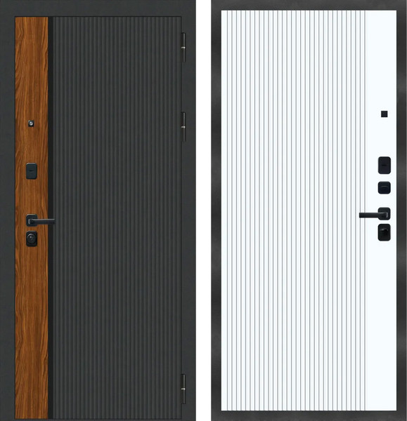 Изображение товара Входная дверь МеталЮр M14 Velluto Bianco (96x205, правая)