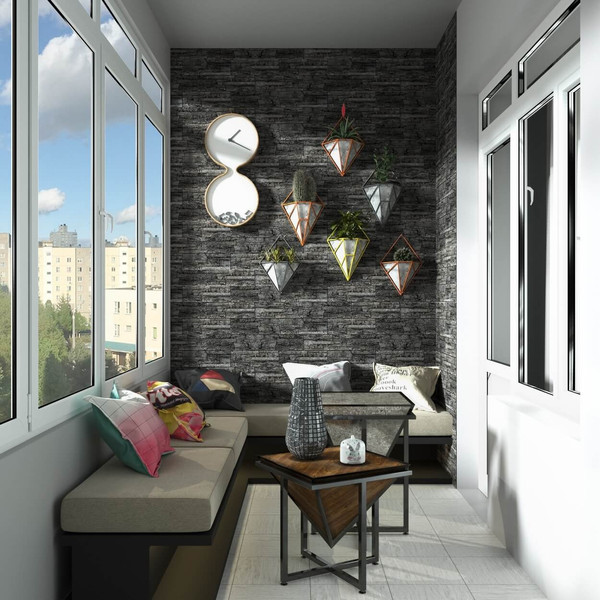 Изображение товара Декоративный камень гипсовый Stone Mill Сланец Стоунвуд ПГД-1-Л 2709 (антрацит)