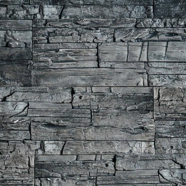 Изображение товара Декоративный камень гипсовый Stone Mill Сланец Стоунвуд ПГД-1-Л 2709 (антрацит)