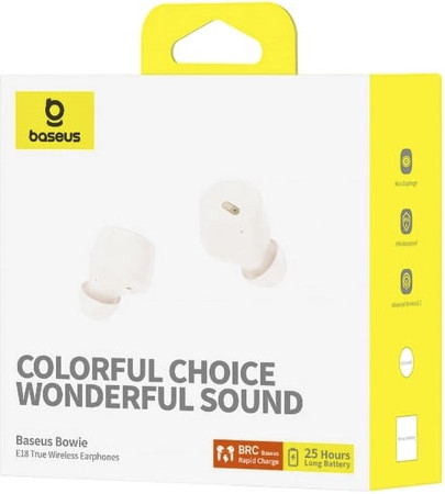 Изображение товара Беспроводные наушники Baseus Bowie E18 True Wireless / A00023800223-00 (Stellar White)