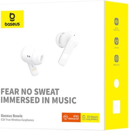Изображение товара Беспроводные наушники Baseus Bowie E20 True Wireless / A00069700223-00 (Stellar White)