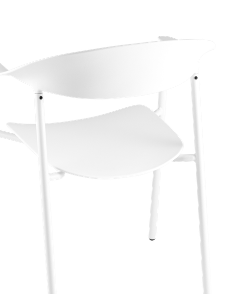 Изображение товара Стул Stool Group PC018 (пластик, белый)