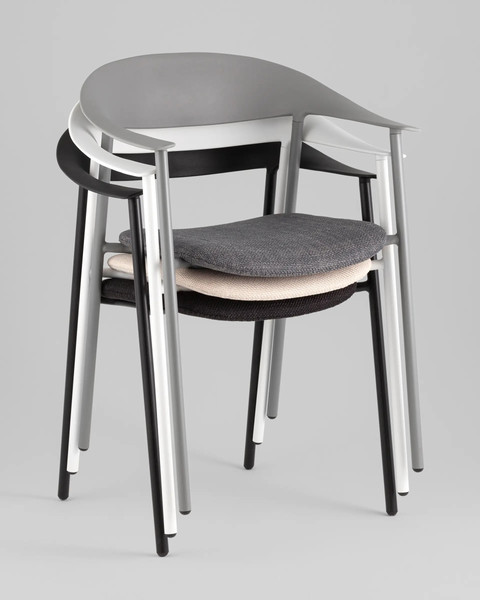 Изображение товара Стул Stool Group Eila с подушкой PC018-C (пластик, розовый)