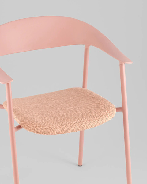 Изображение товара Стул Stool Group Eila с подушкой PC018-C (пластик, розовый)