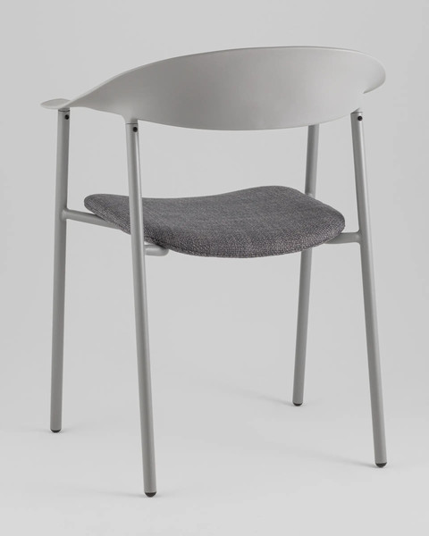 Изображение товара Стул Stool Group Eila с подушкой PC018-C (пластик, серый)