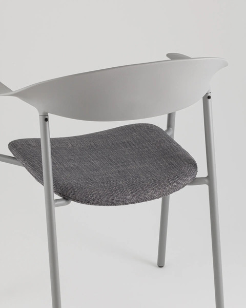Изображение товара Стул Stool Group Eila с подушкой PC018-C (пластик, серый)